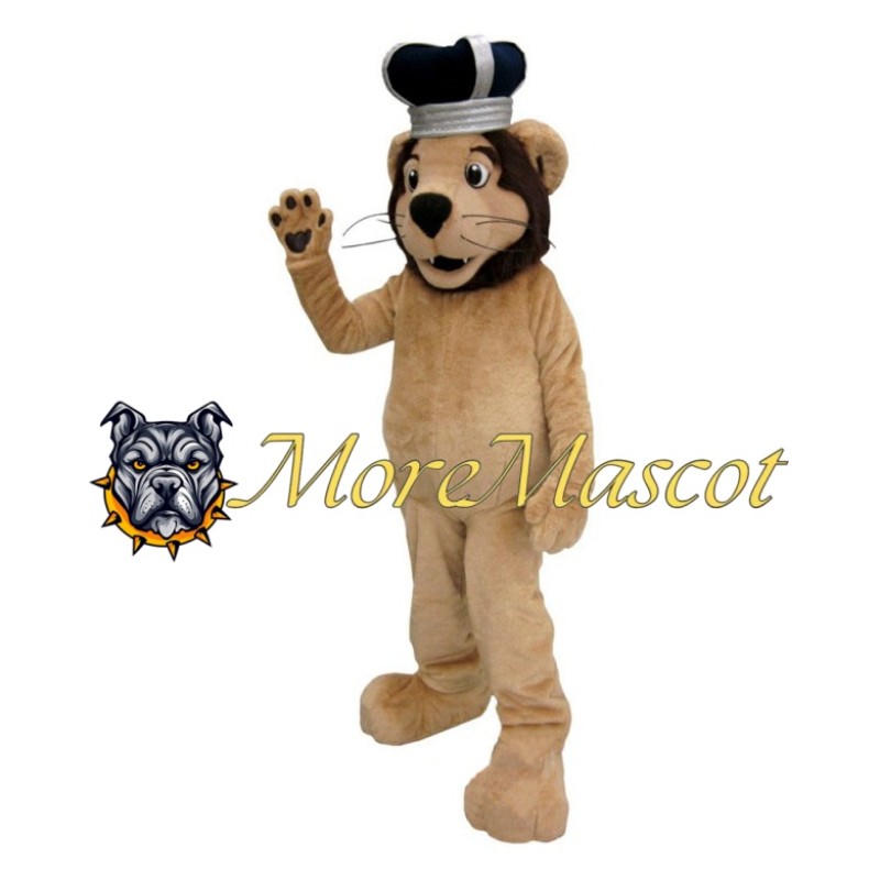 Crown Lion Mascot Costume
