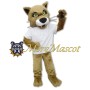 College Brown Leopard Mascot Costume