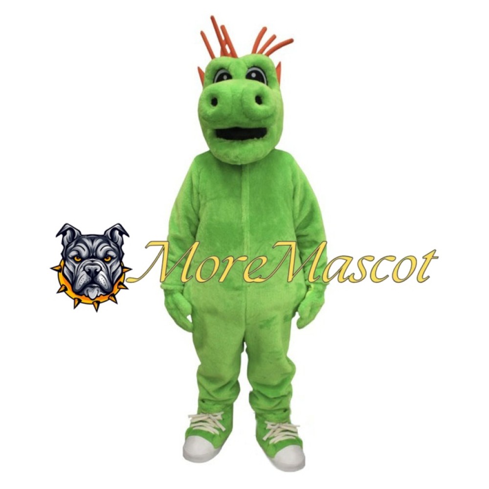 Green Dragon Adult Mascot Costume