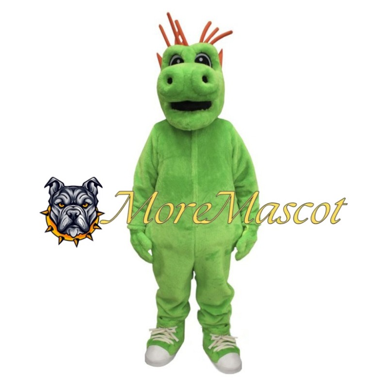 Green Dragon Adult Mascot Costume