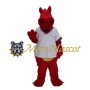 College Red Dragon Mascot Costume