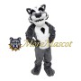 Adult Grey Wolf Mascot Costume