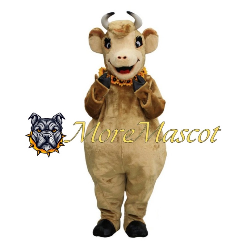Female Buffalo Mascot Costume