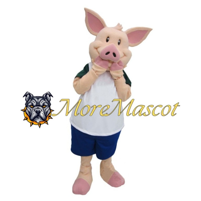 Lovely Pig Boy Mascot Costume