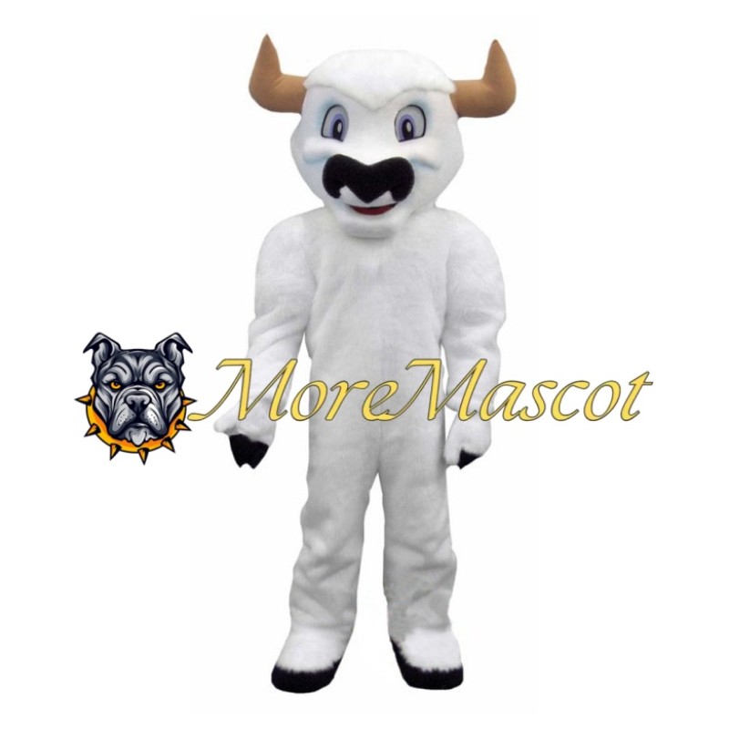 White Buffalo Mascot Costume