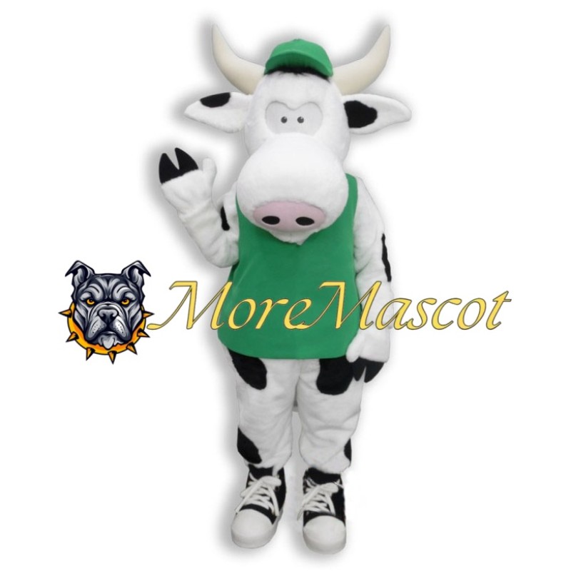 Superb Sport Cow Mascot Costume