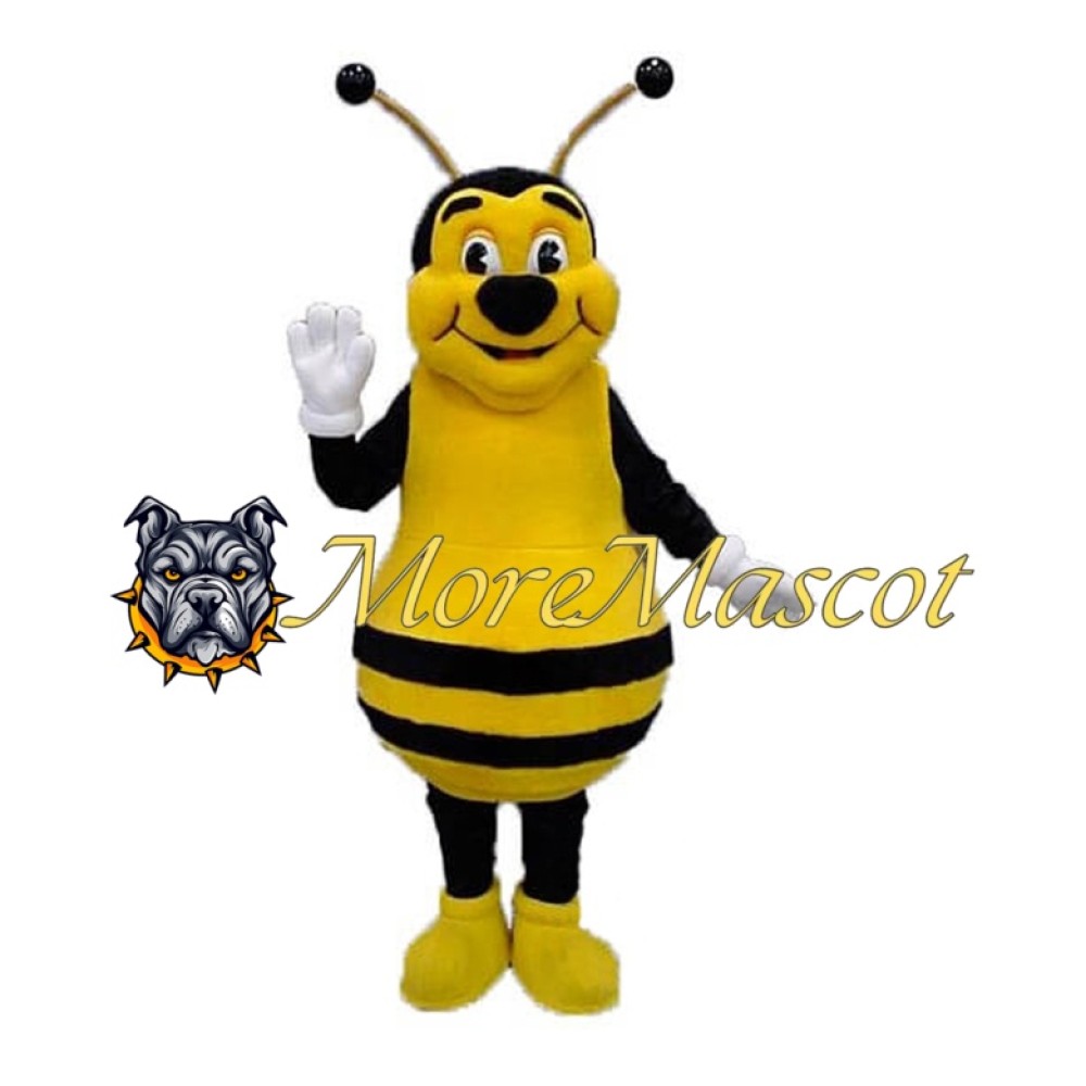 Happy Little Bee Mascot Costume