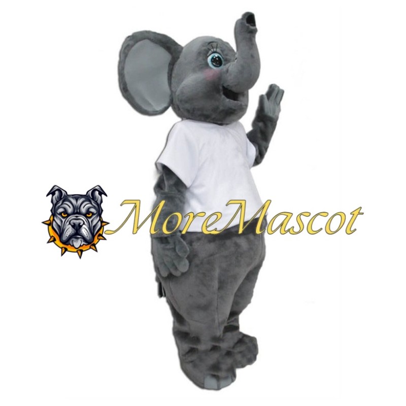 Soft Adult Elephant Mascot Costume
