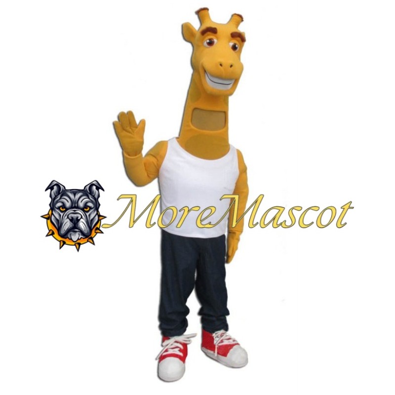 Power Giraffe Mascot Costume