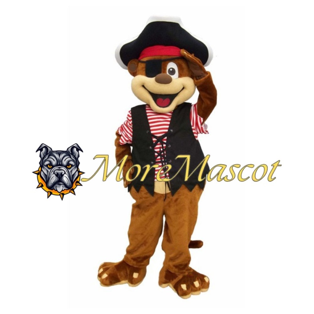 Pirate Squirrel Mascot Costume