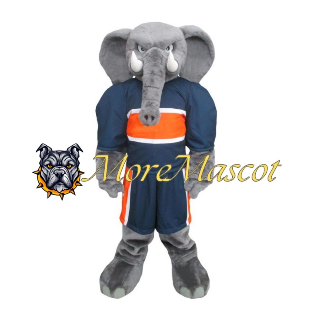 Power Sport Elephant Mascot Costume
