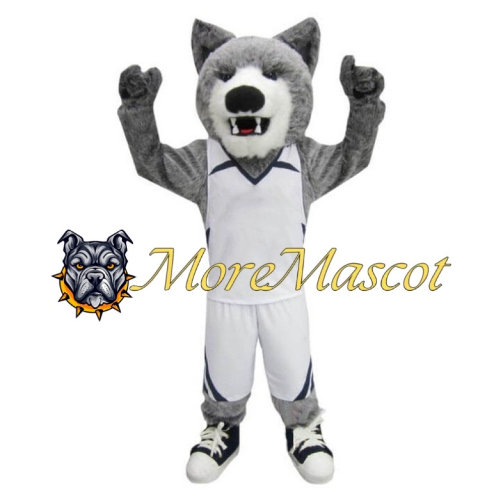 College Wolf Mascot Costume