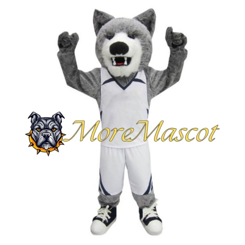 College Wolf Mascot Costume