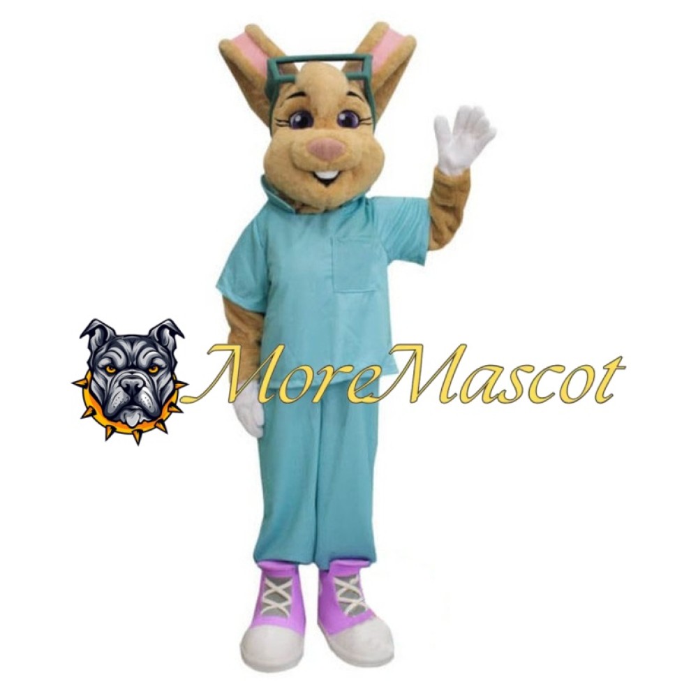 Doctor Rabbit Mascot Costume