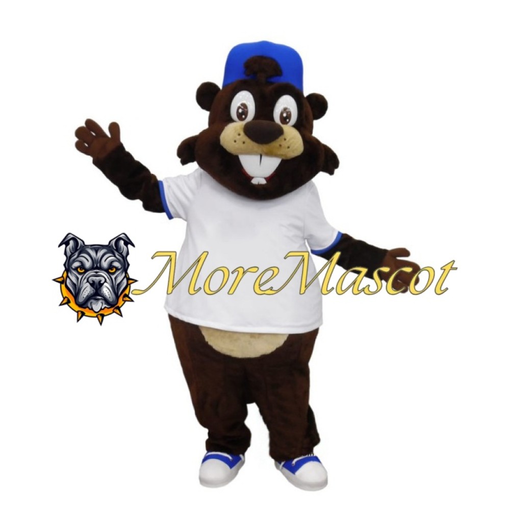 Sports Beaver Mascot Costume