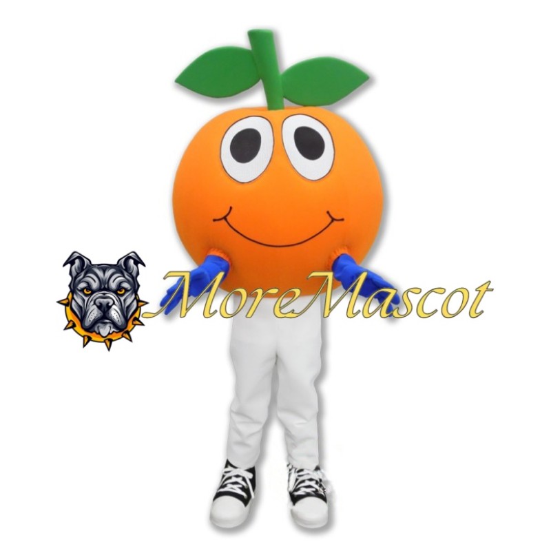 Orange Cartoon Mascot Costume