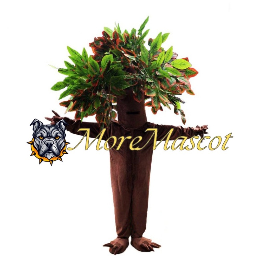 Green Tree Mascot Costume