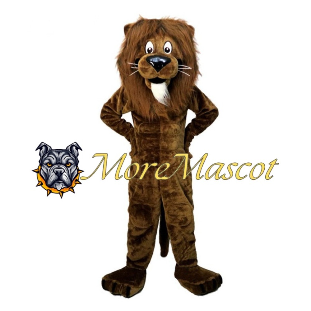 Muscle Lion Adult Mascot Costume