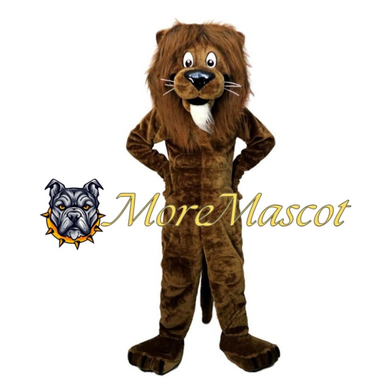 Muscle Lion Adult Mascot Costume