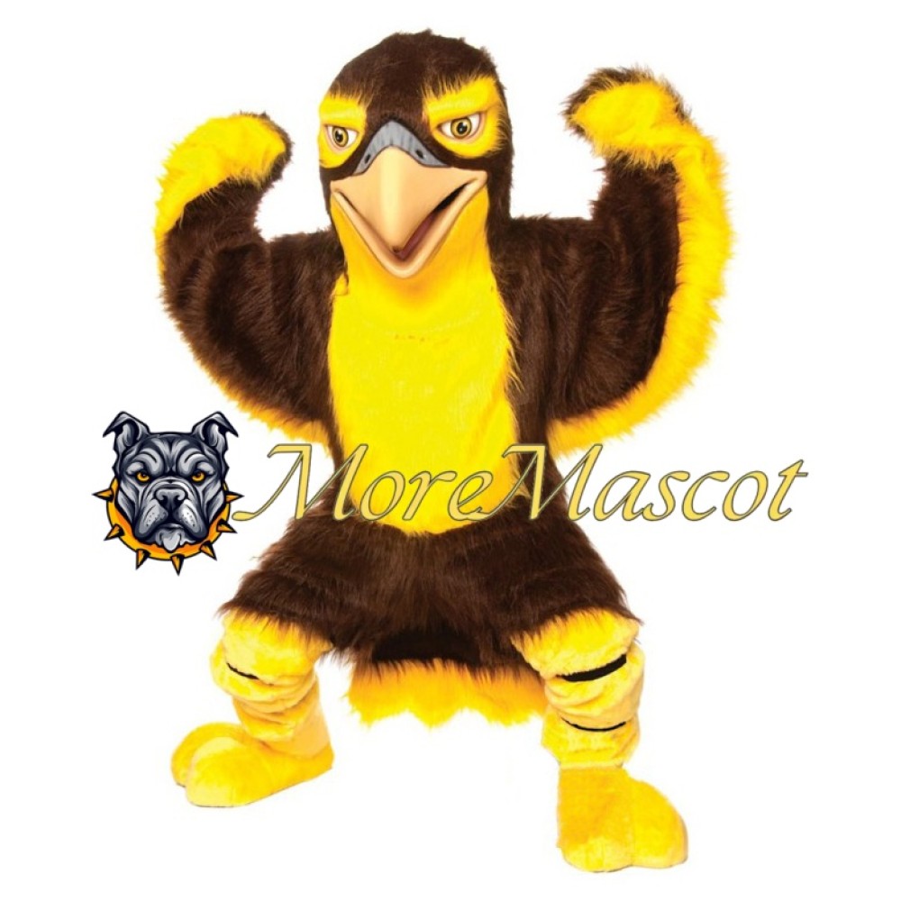 Power Golden Eagle Mascot Costume