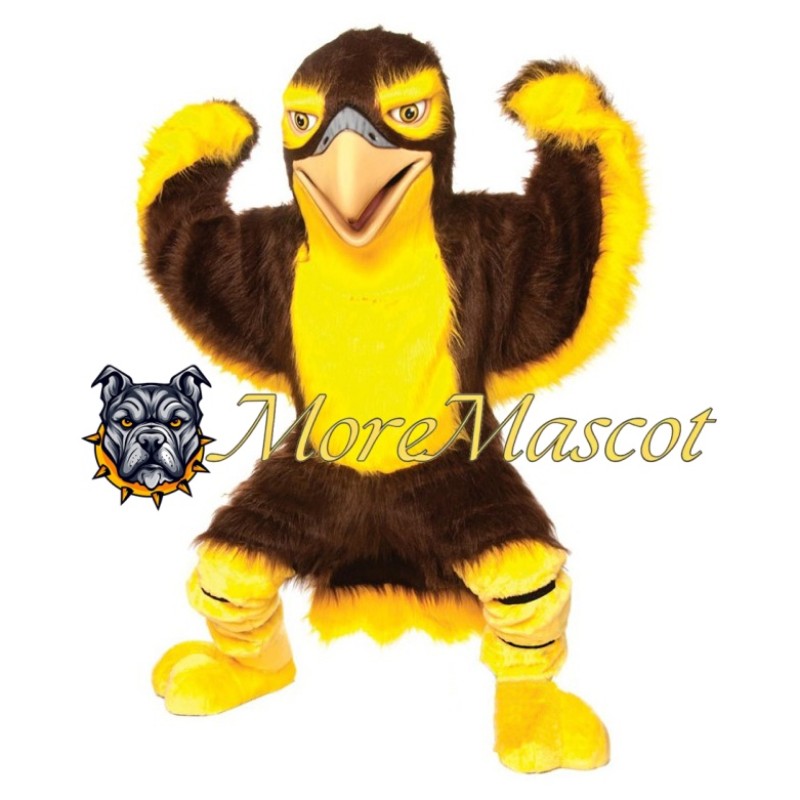 Power Golden Eagle Mascot Costume