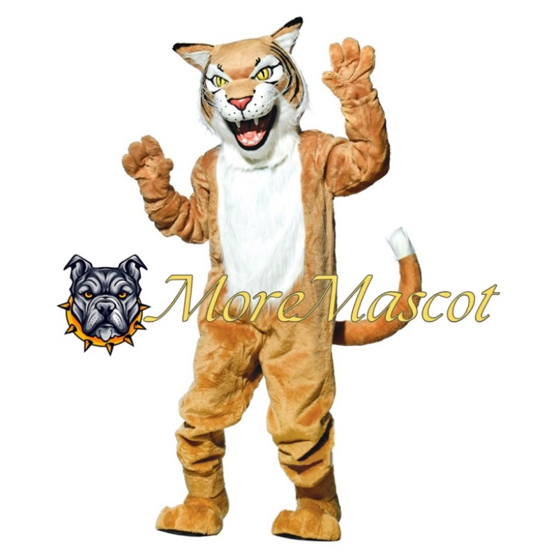 Adult Soft Tiger Mascot Costume