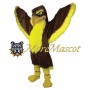 Brown & Yellow Falcon Mascot Costume