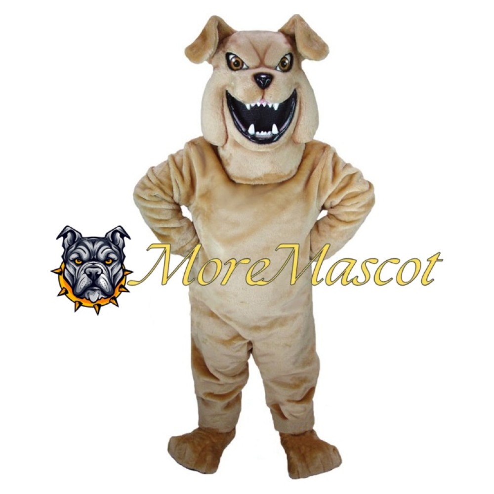 Happy Bulldog Mascot Costume