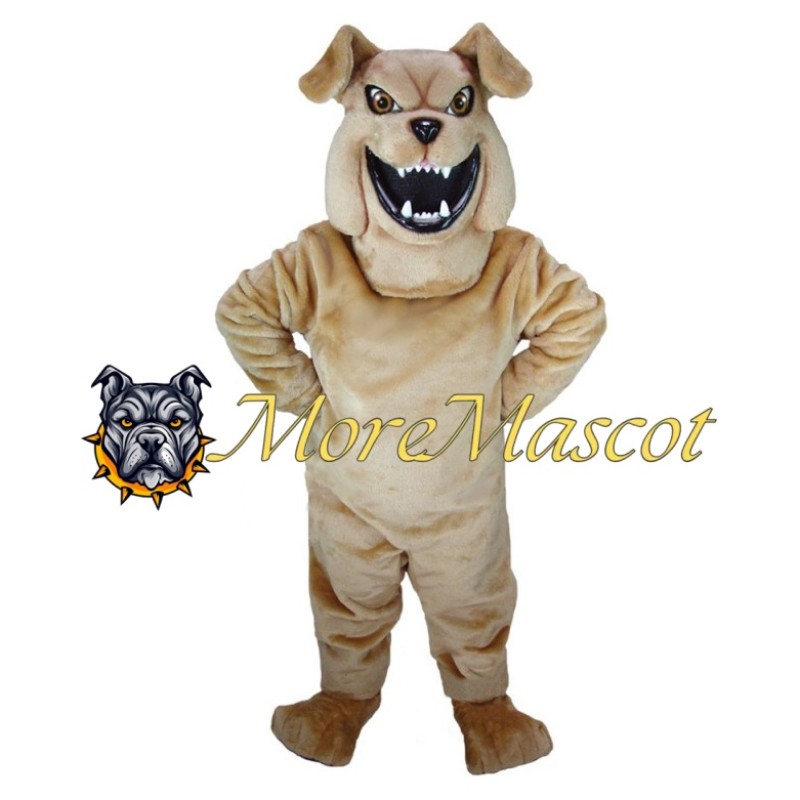 Happy Bulldog Mascot Costume