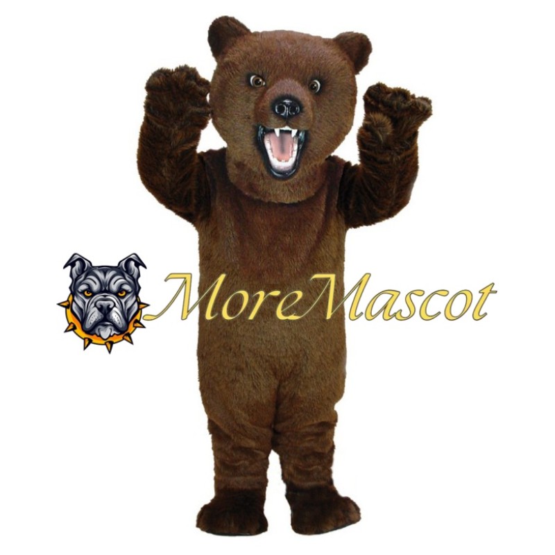 Fierce Soft Bear Mascot Costume