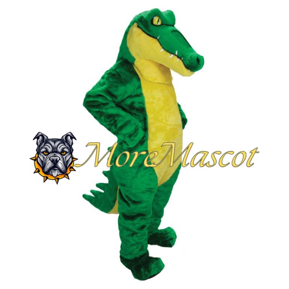 Realistic Soft Alligator Mascot Costume