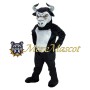 Black Bull Adult Mascot Costume