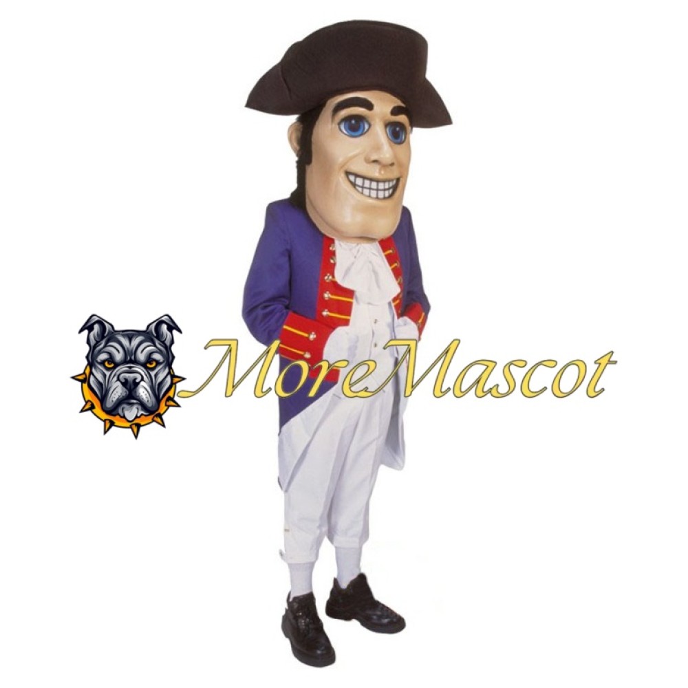 Happy Patriot Mascot Costume