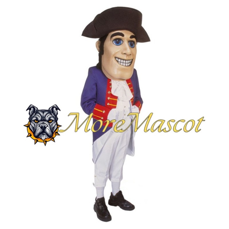 Happy Patriot Mascot Costume