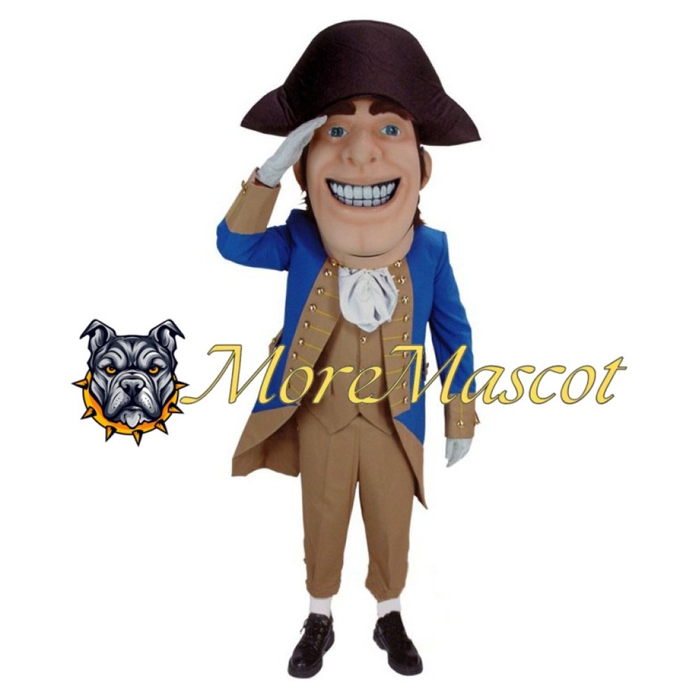 Smile Patriot Mascot Costume