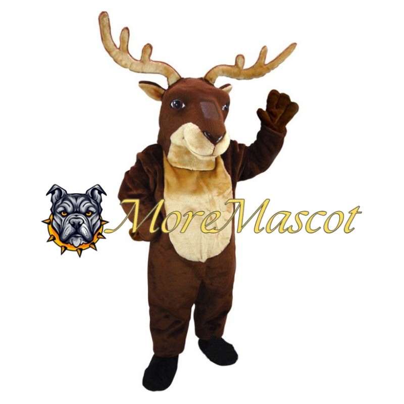 Soft Reindeer Mascot Costume