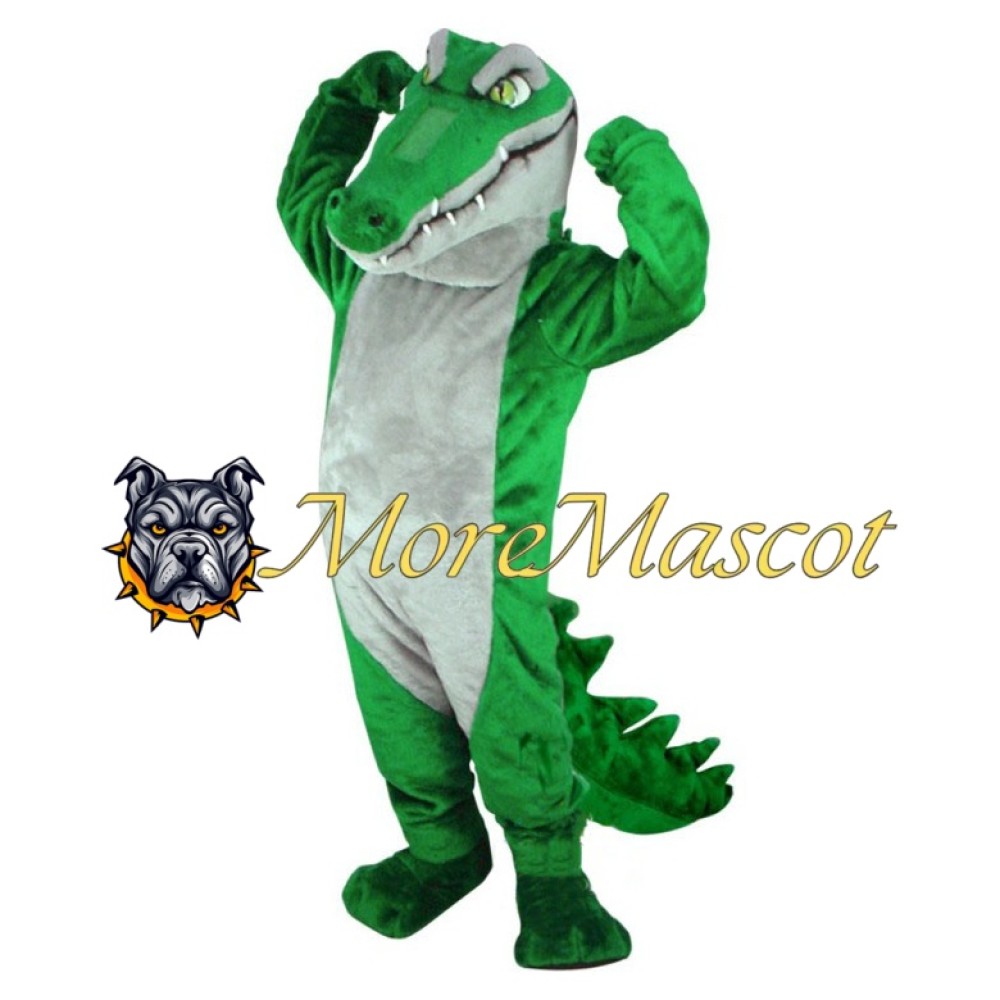Realistic Soft Crocodile Mascot Costume