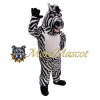 Friendly Zebra Mascot Costume