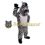 Friendly Zebra Mascot Costume
