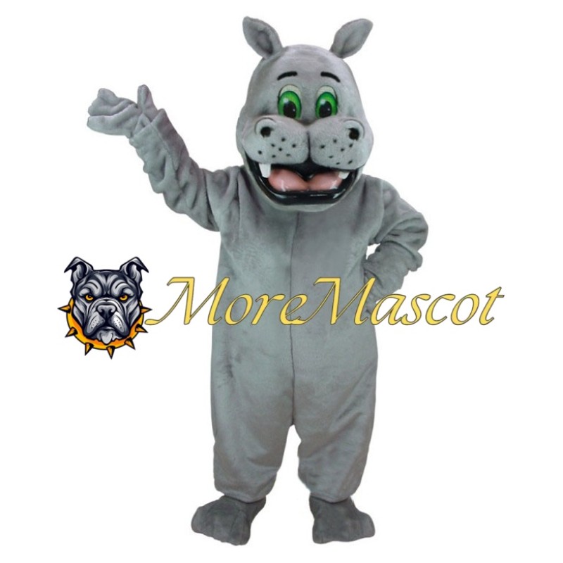 Happy Hippo Mascot Costume