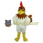Superb White Chicken Mascot Costume