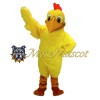 Superb Yellow Chicken Mascot Costume