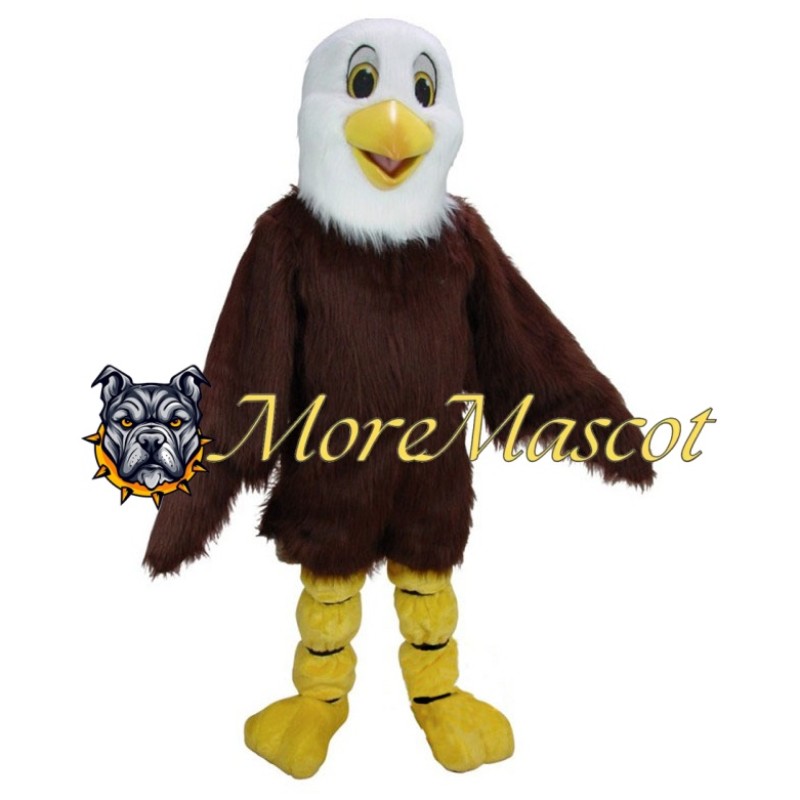 Plush Bald Eagle Mascot Costume