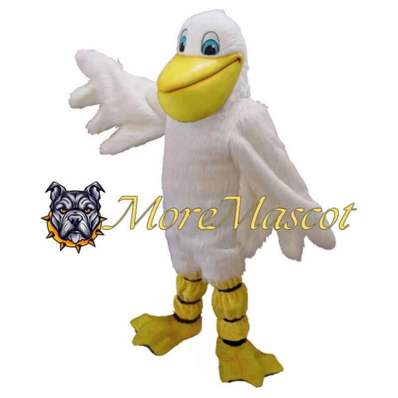 Plush Pelican Mascot Costume