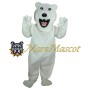 Fierce White Bear Mascot Costume