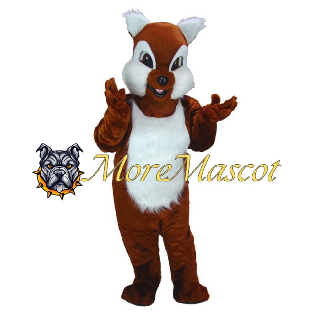 Happy Soft Squirrel Mascot Costume