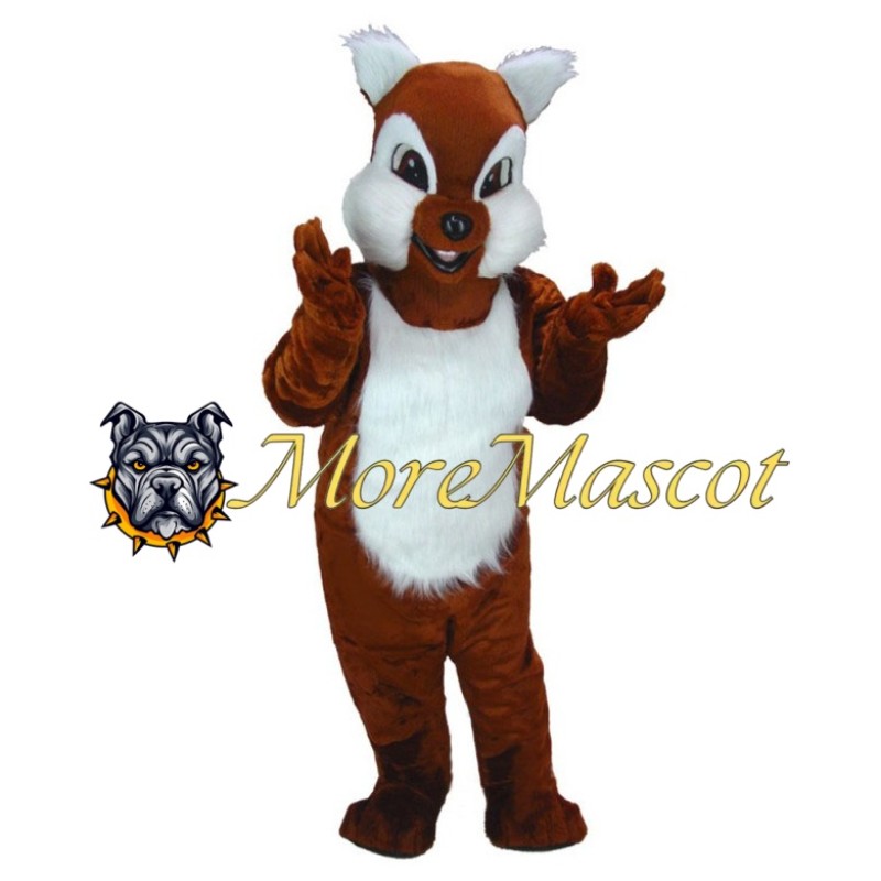 Happy Soft Squirrel Mascot Costume