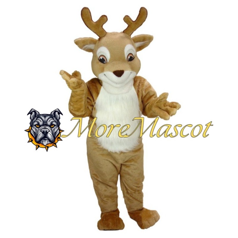 Happy Elk Mascot Costume