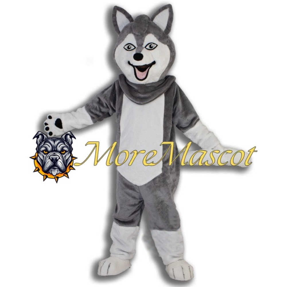 Husky Dog Mascot Costume