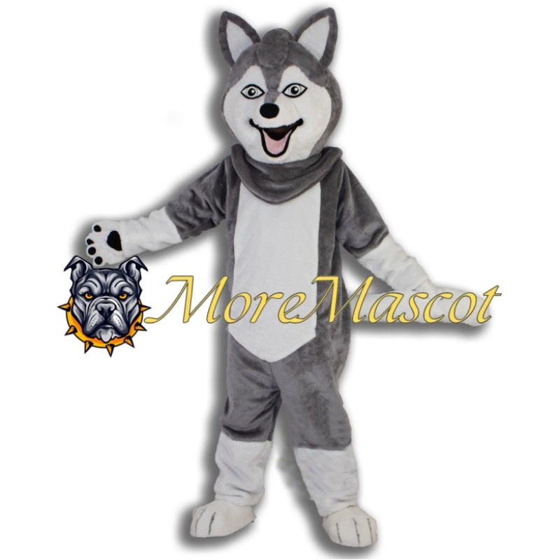 Husky Dog Mascot Costume